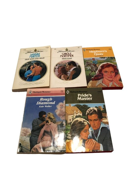 Harlequin Romance Other - Vintage 80s Harlequin Romance Novels Paperback Various Authors & Titles Lot of 5